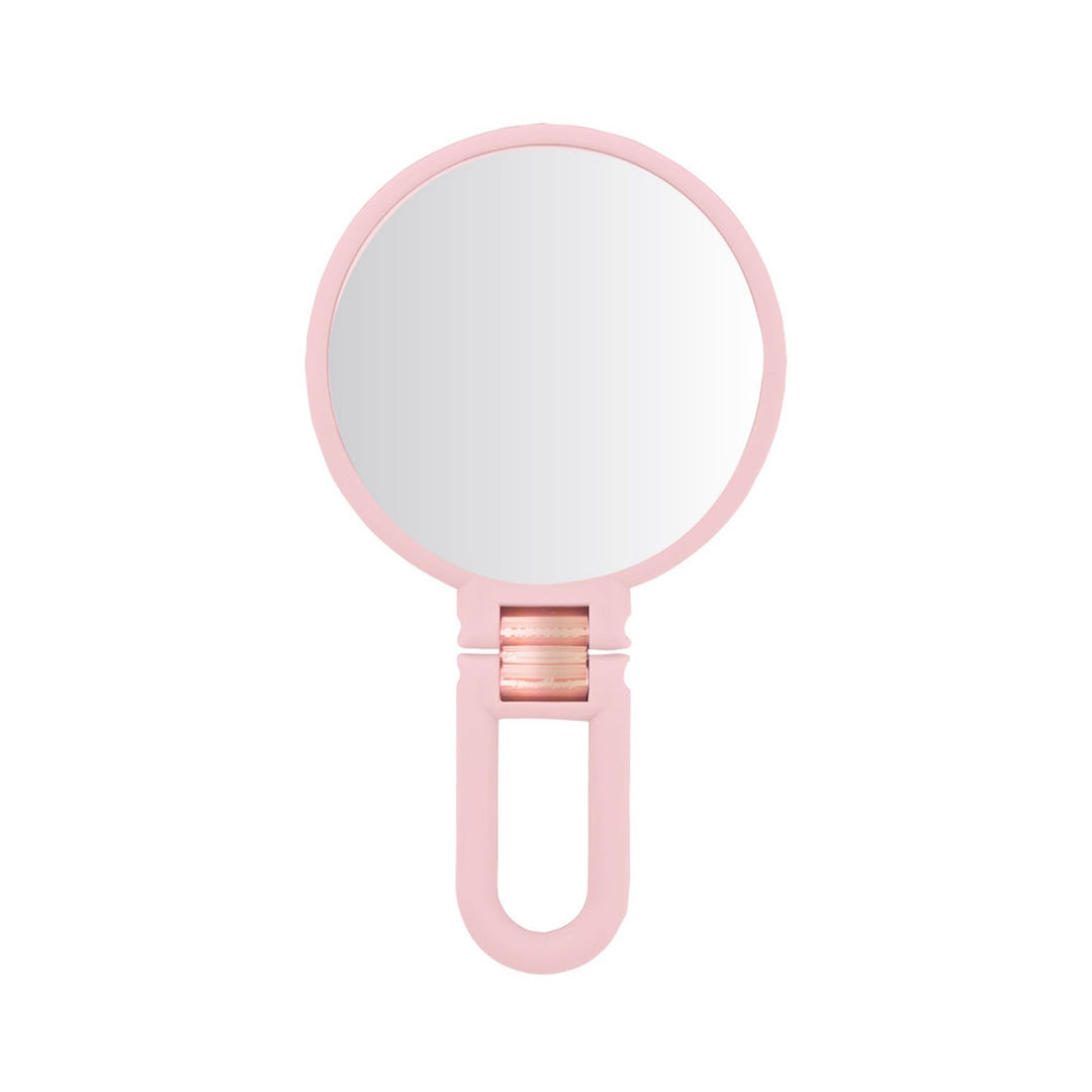 Danielle Handheld Soft Touch Mirror - Blush Pink 10x Mag