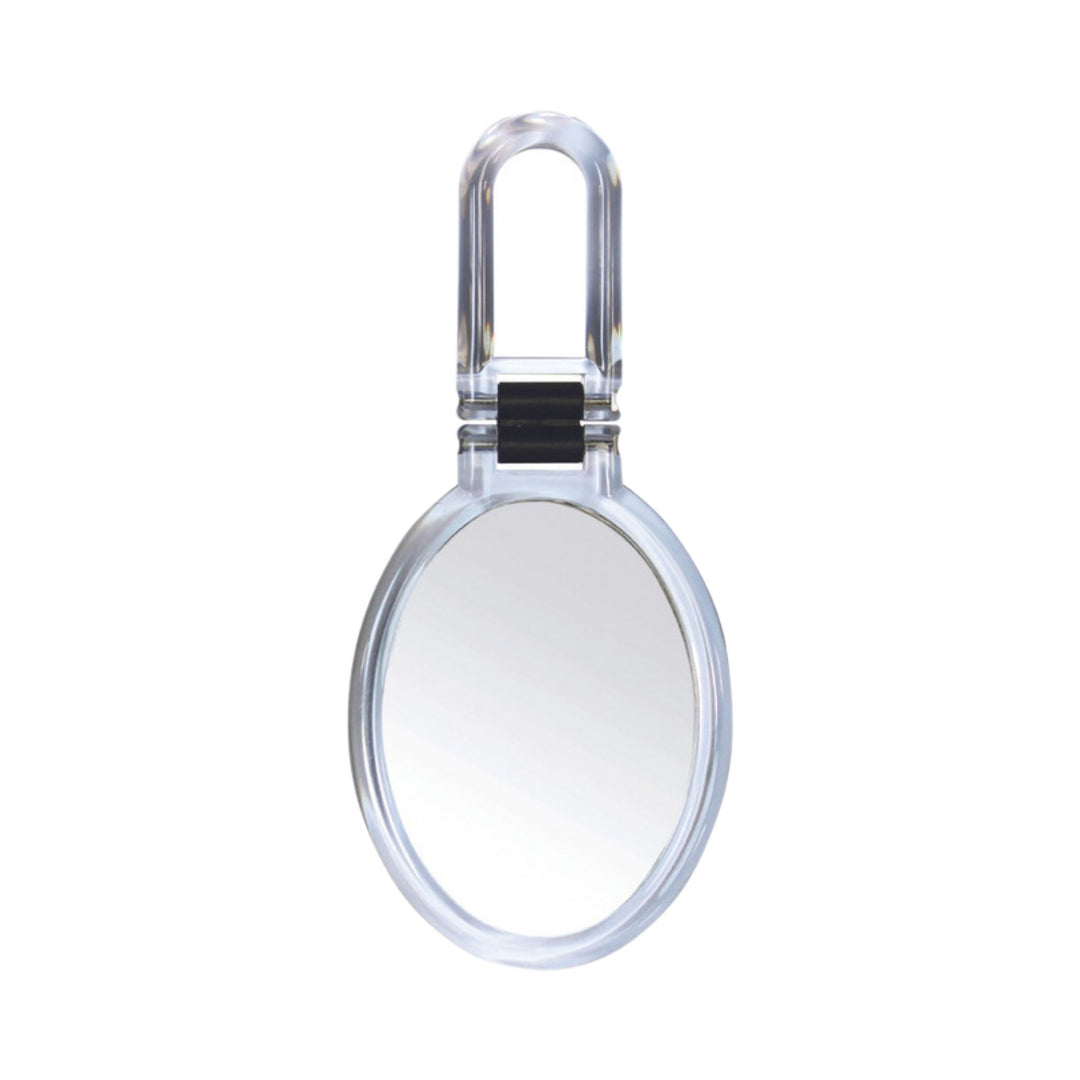 Danielle Creation Oval Folding Hand Held Mirror 7x Mag