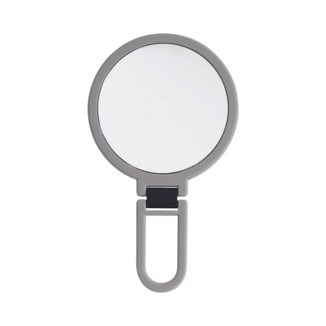 Danielle Creations Soft Touch Hand Held Mirror 5X Grey