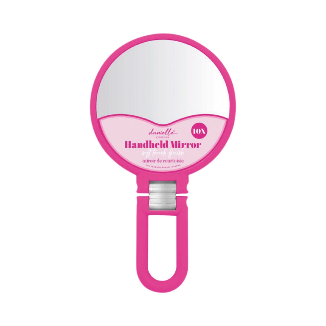 Danielle Creations Hand Held Mirror 10X Pink