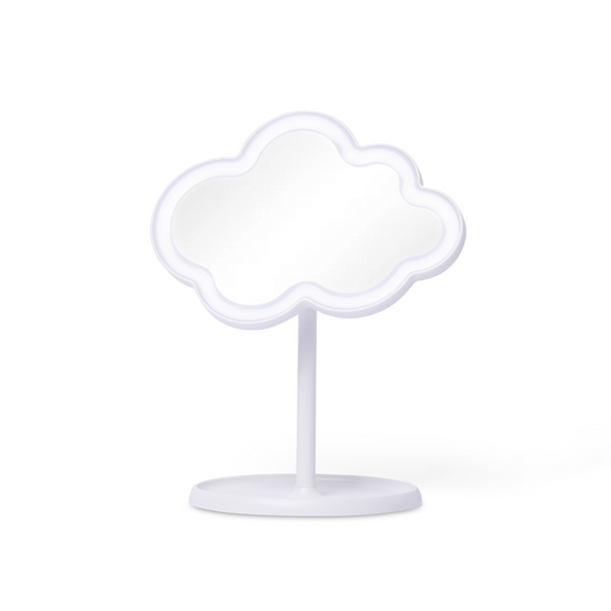 Load image into Gallery viewer, L.E.D. Cloud Mirror + Accessory Tray
