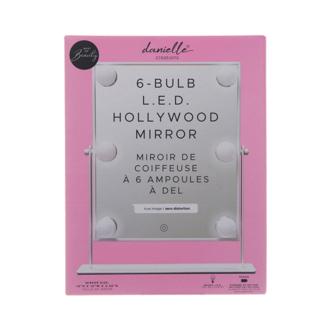 Danielle L.E.D Hollywood Mirror - White  x1 Mag (Boxed)