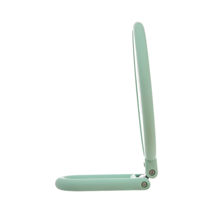 Danielle Handheld Soft Touch Mirror - Seafoam