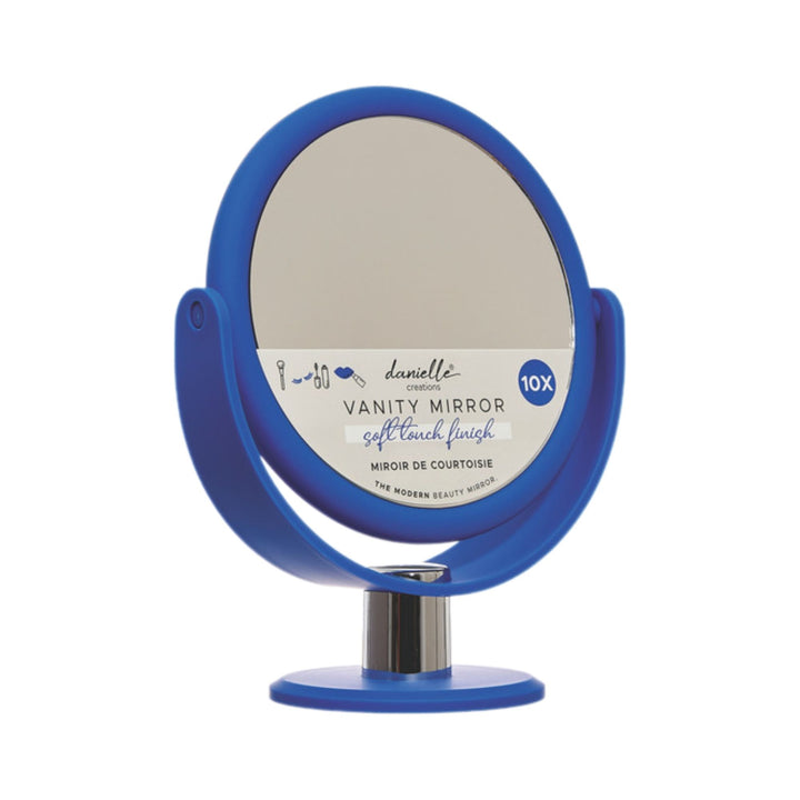 Danielle Navy Soft Touch Vanity Mirror x 10 Mag