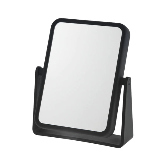 7x Soft Touch Rectangle Vanity Mirror - Black