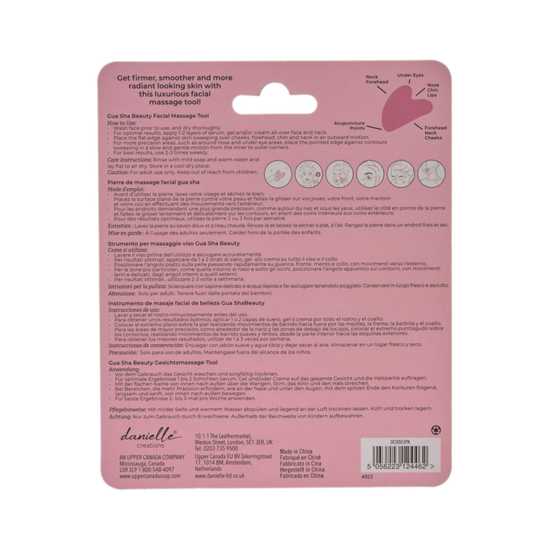 Danielle Rose Quartz Gua Sha Massage Tool