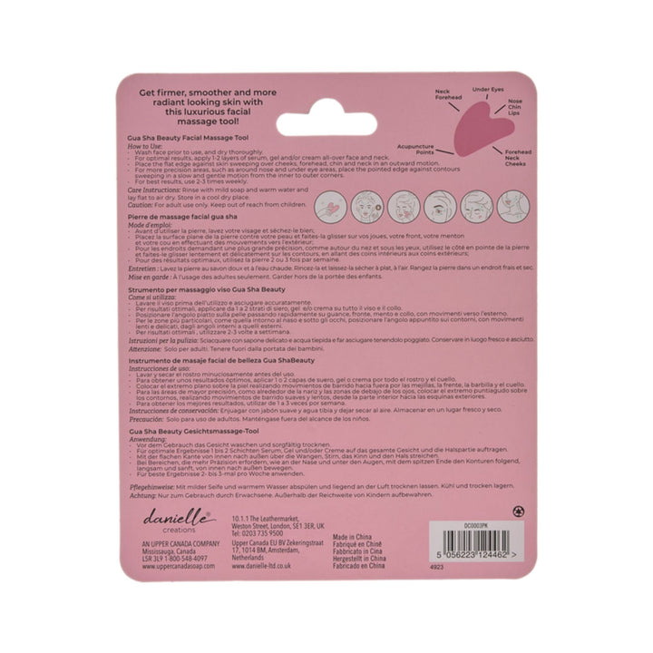 Danielle Rose Quartz Gua Sha Massage Tool