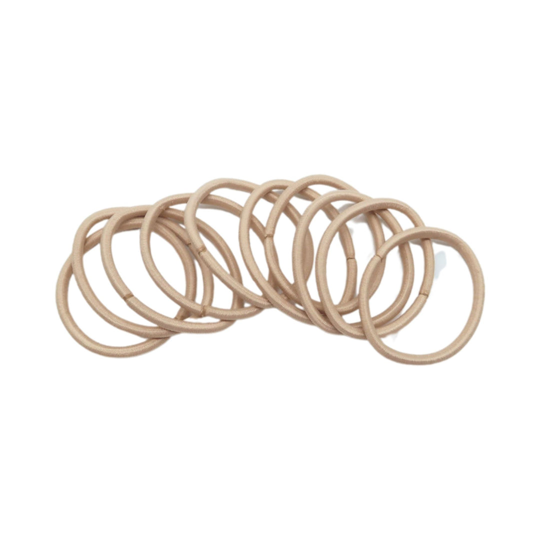 Danielle Elastic Hair Ties 10pc - Blonde