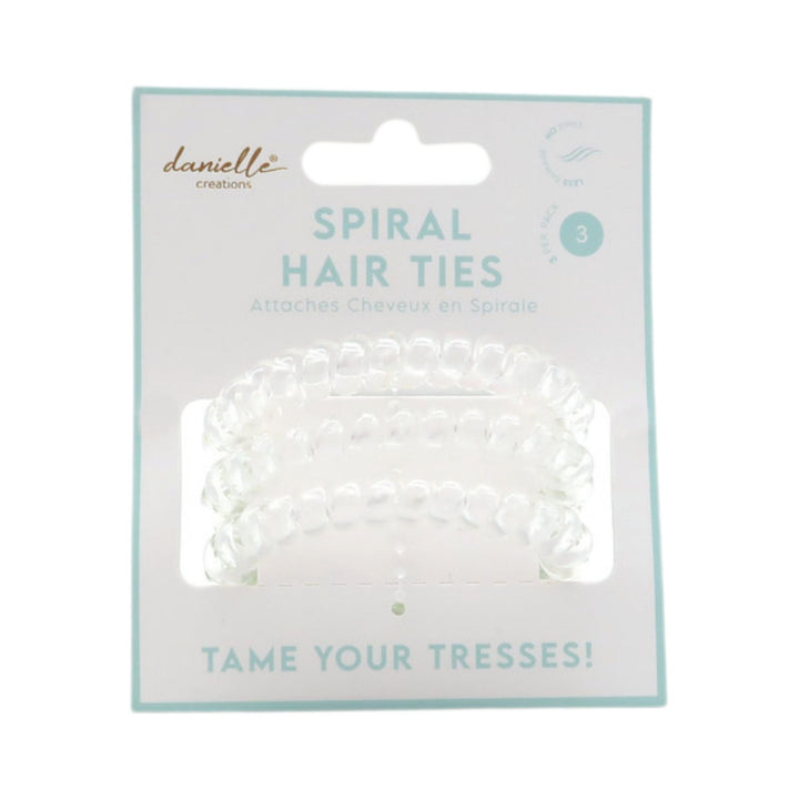 Danielle Spiral Hair Ties 3pc