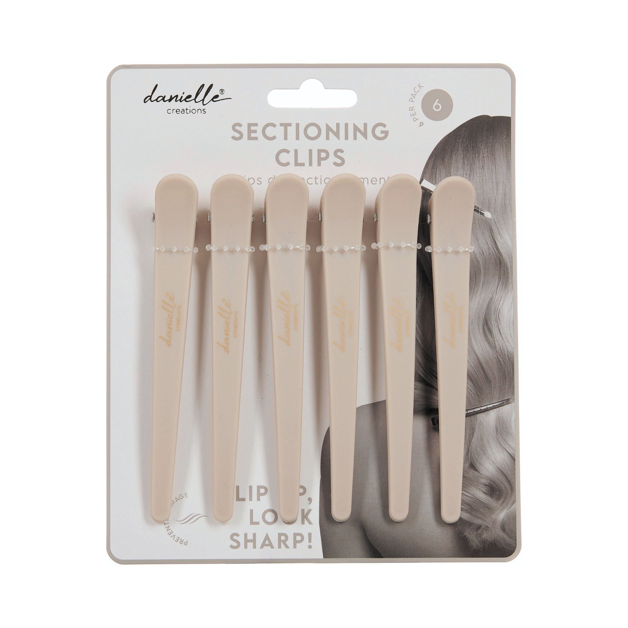 6pc Nudes Alligator Sectioning Hair Clips – Danielle Creations