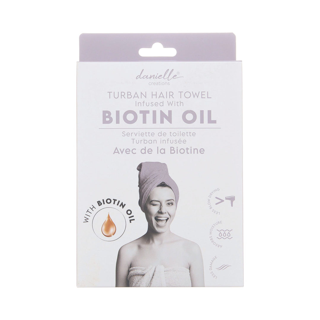 Biotin Oil Infused Hair Drying Towel