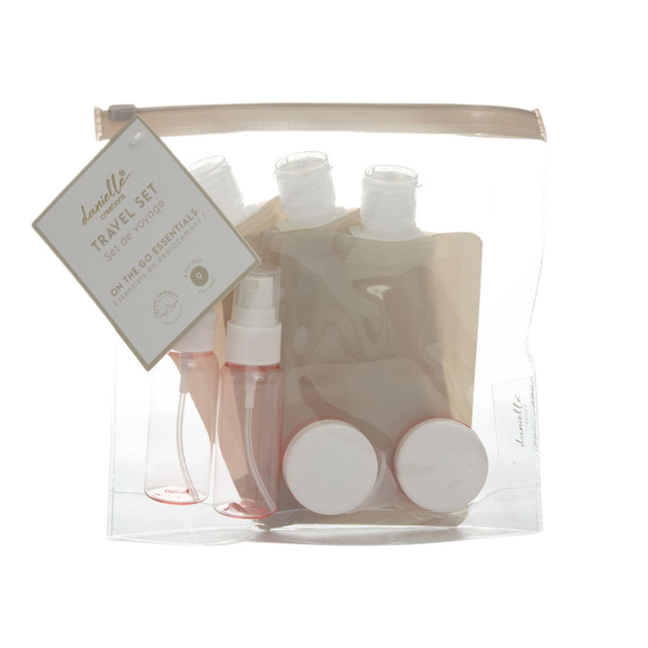 Travel Bottles and Tubs Set - 8 Pieces