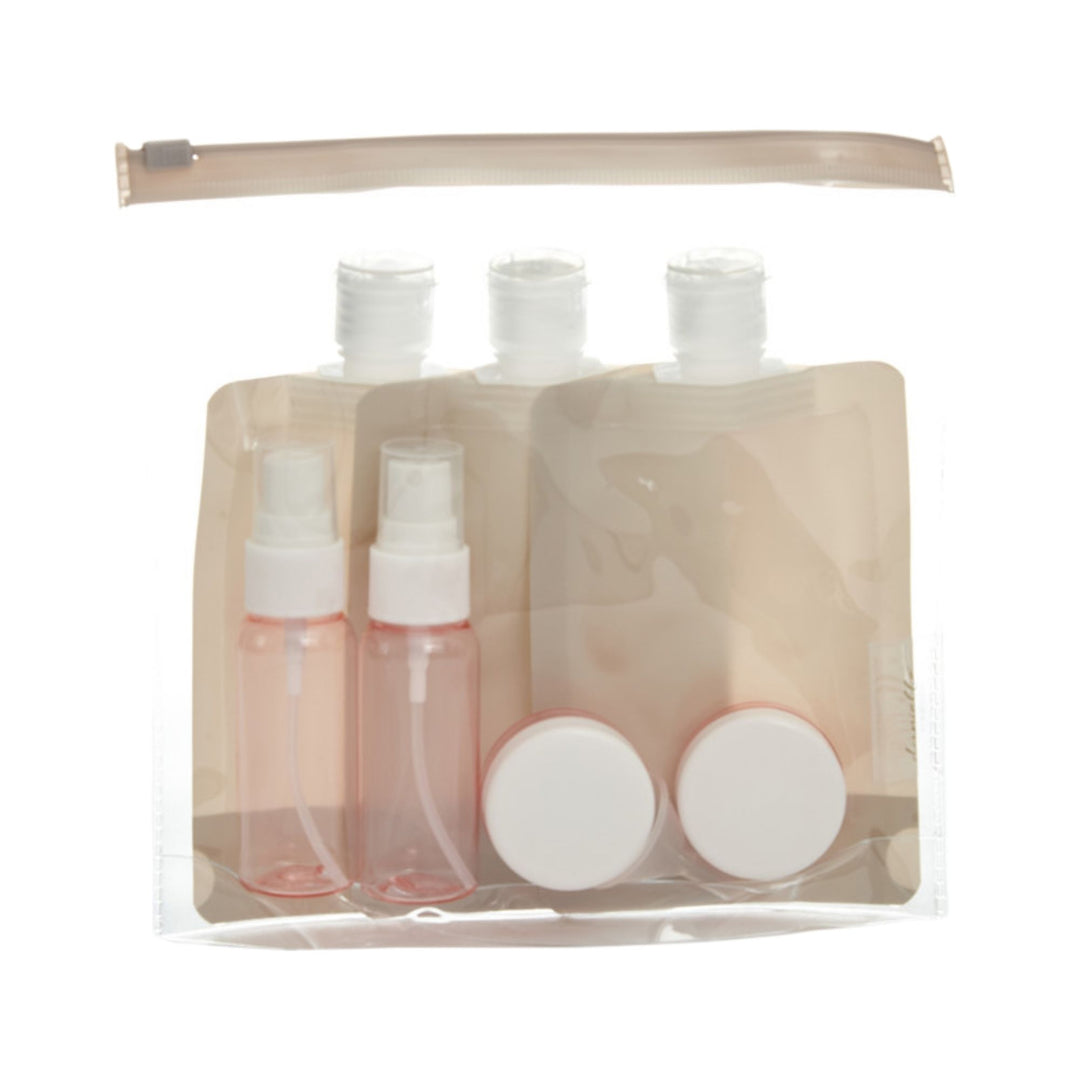 Travel Bottles and Tubs Set - 8 Pieces