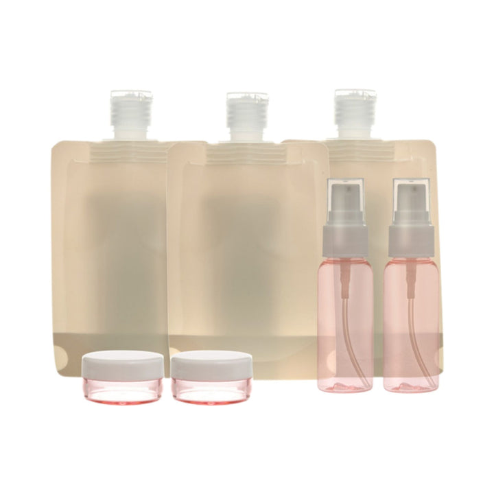 Travel Bottles and Tubs Set - 8 Pieces