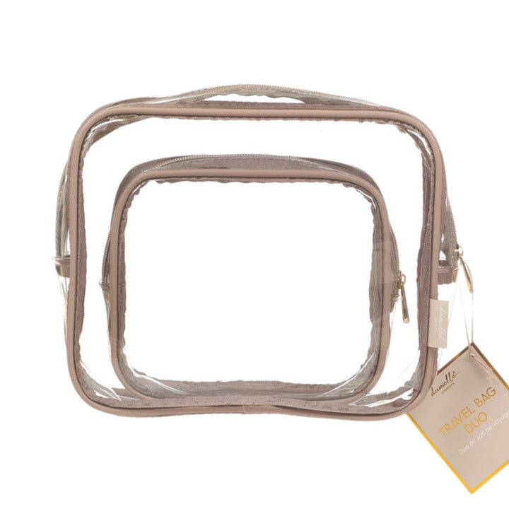 Danielle Simply Slouch Clear Travel Bag Duo