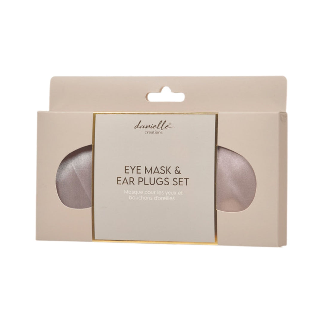 Danielle Simply Slouch Satin Eye Mask & Ear Plugs