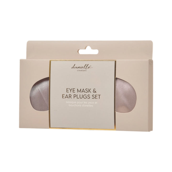 Danielle Simply Slouch Satin Eye Mask & Ear Plugs