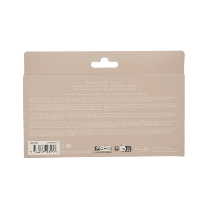 Danielle Simply Slouch Satin Eye Mask & Ear Plugs