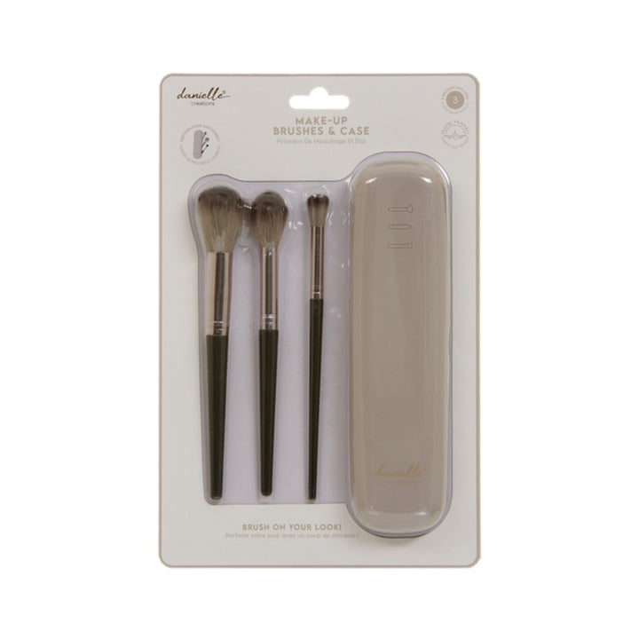 Travel Make-up Brushes with Silicone Cover