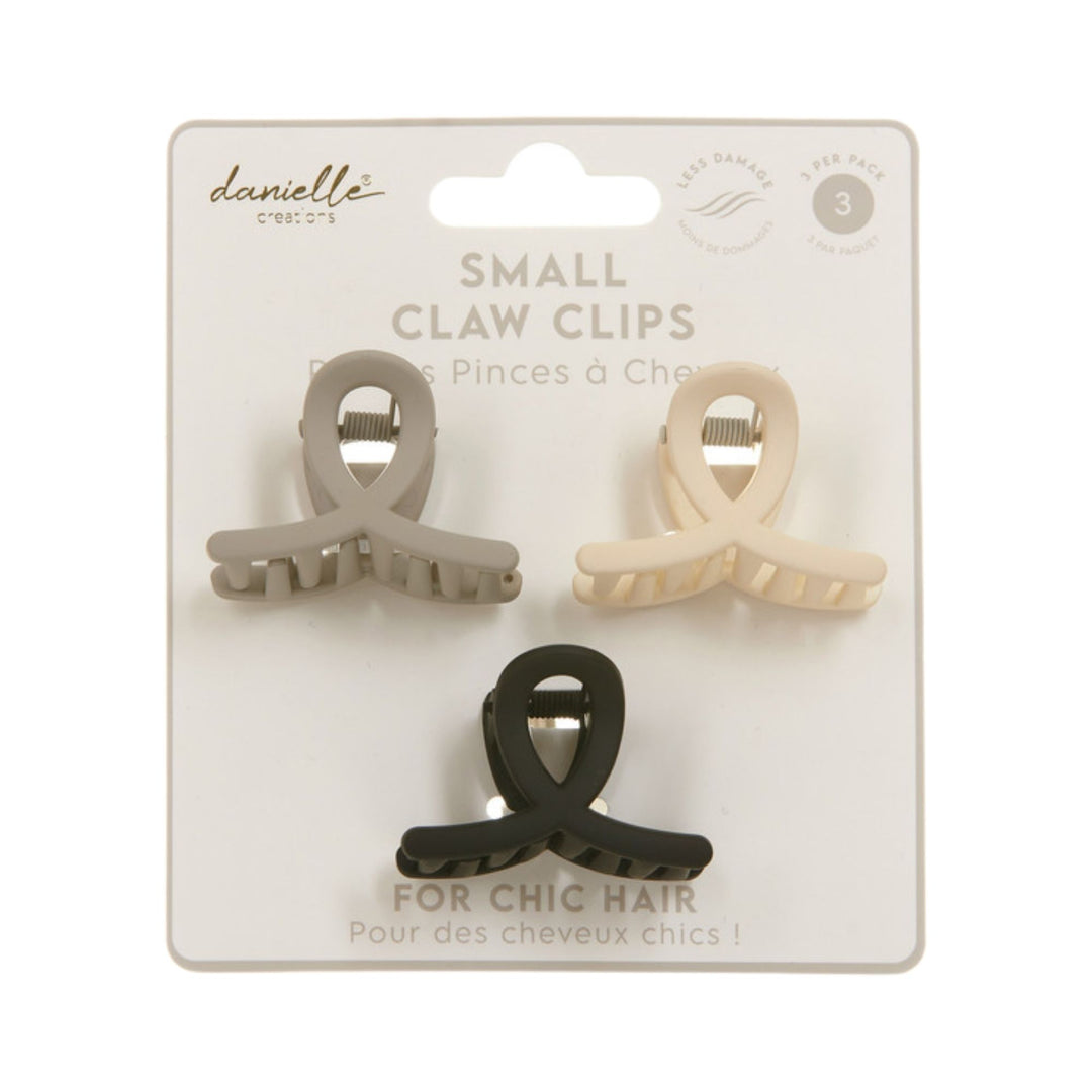 Mini Claw Clips - 3 Pack