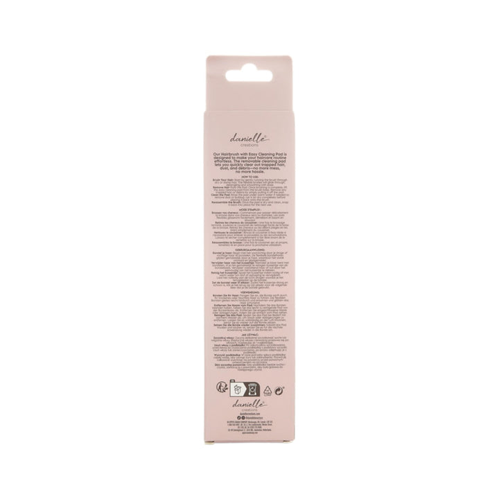 Hairbrush with Easy Cleaning Pad