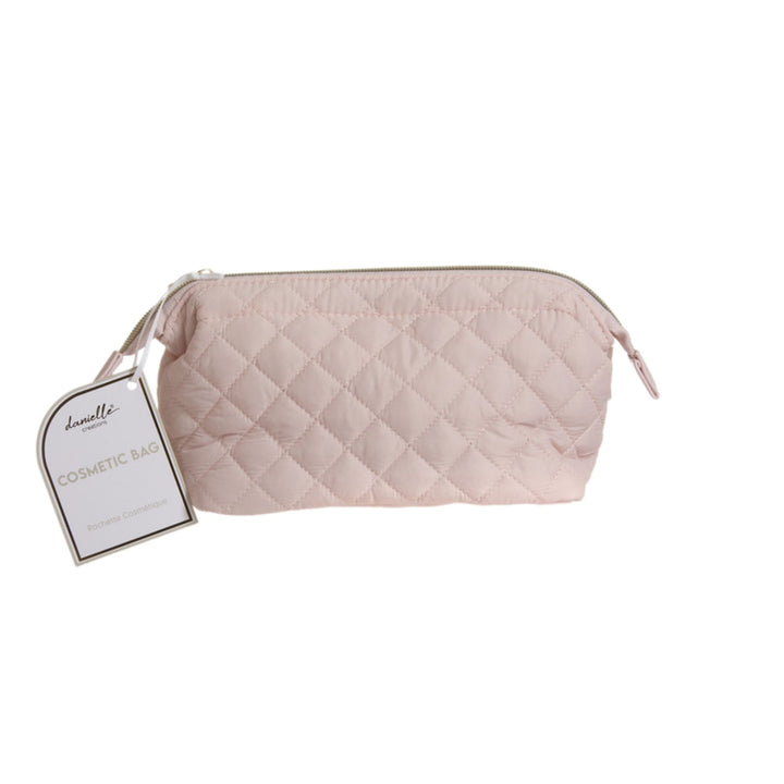 Slouch Quilted Cosmetic Bag - Pink