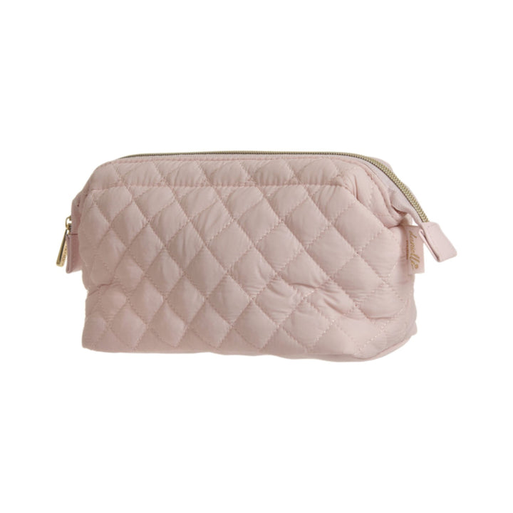 Slouch Quilted Cosmetic Bag - Pink