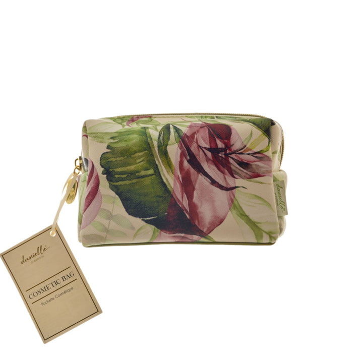 Danielle Botanical Cream Rectangle Toiletry Bag - Large