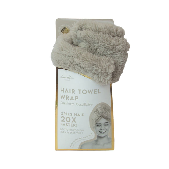 Danielle Creations Turban Hair Towel - Taupe