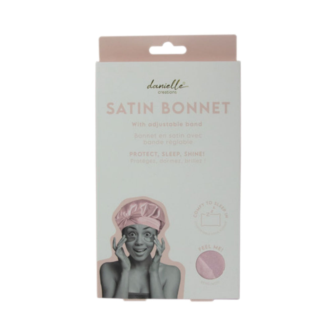 Danielle Creations Satin Bonnet - Pink
