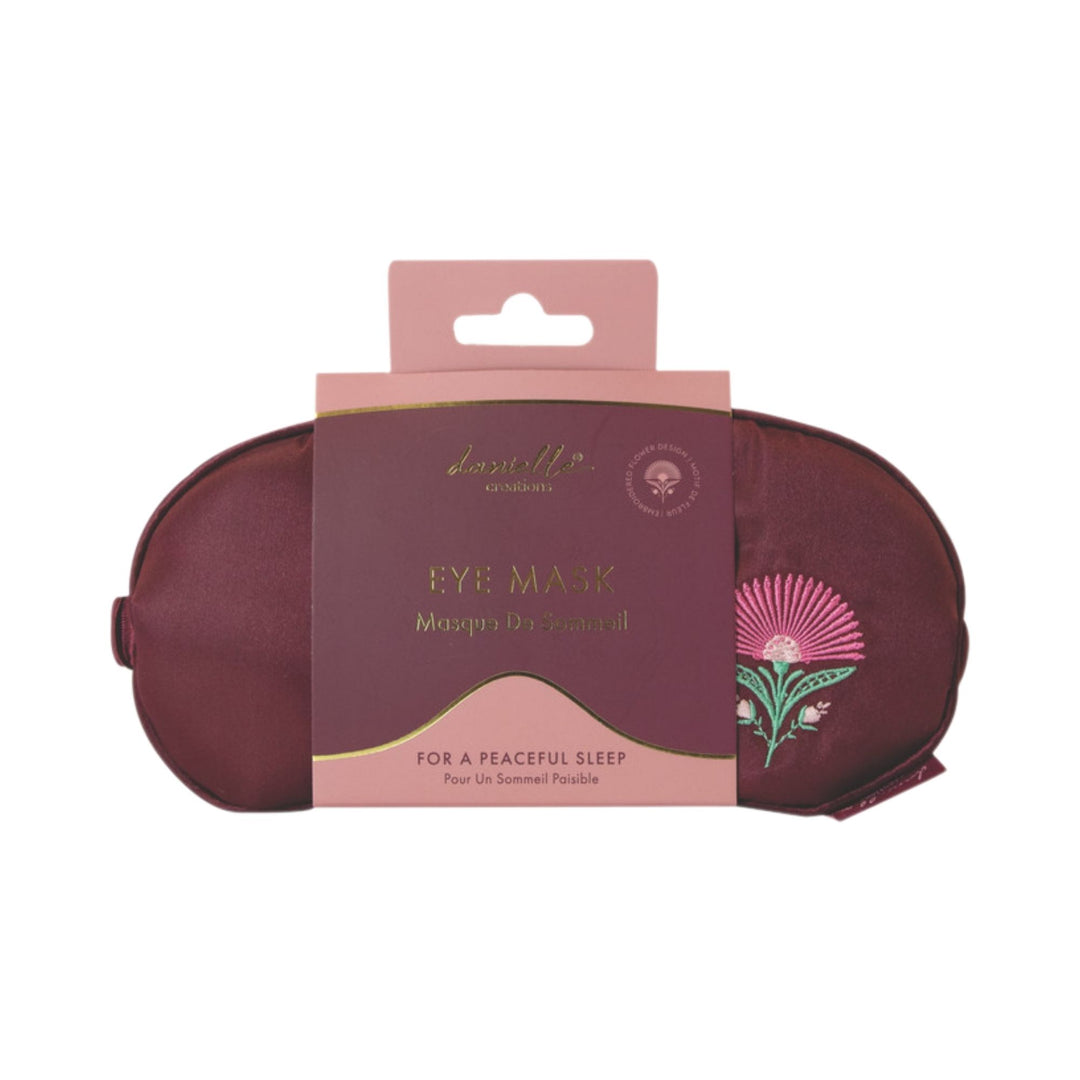 Danielle Creations Floral Satin Eye Mask
