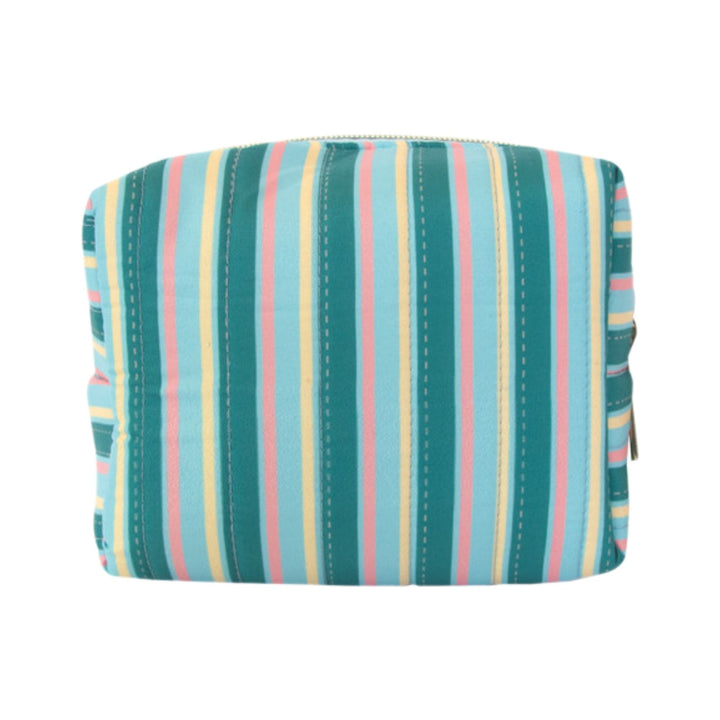 Danielle Creations Stripe Small Quilted Cosmetic Bag