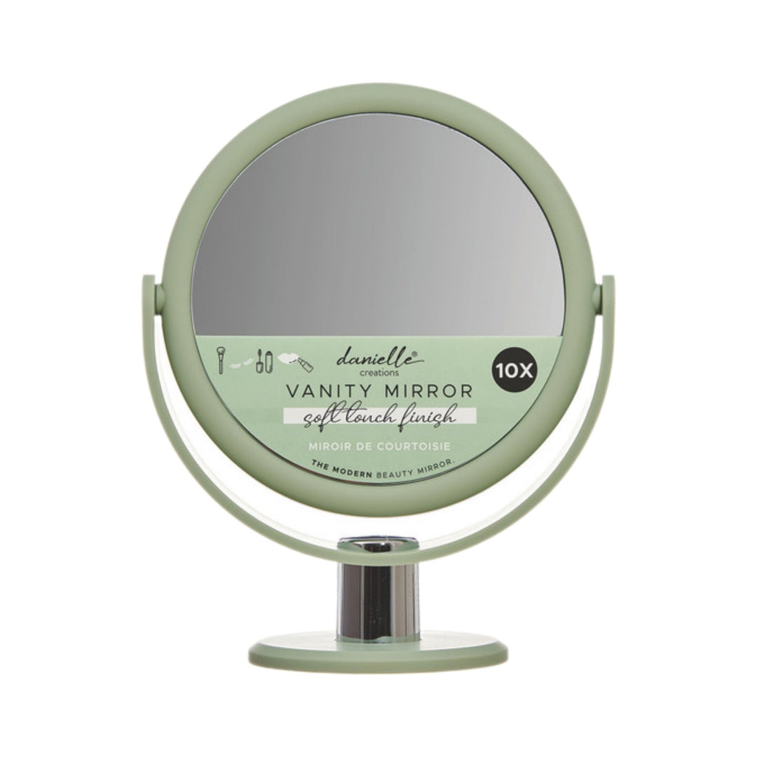Danielle 1X/10X Soft Touch Vanity Mirror - Sage Green