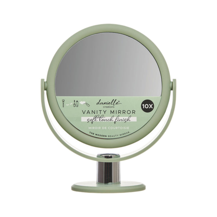Danielle 1X/10X Soft Touch Vanity Mirror - Sage Green