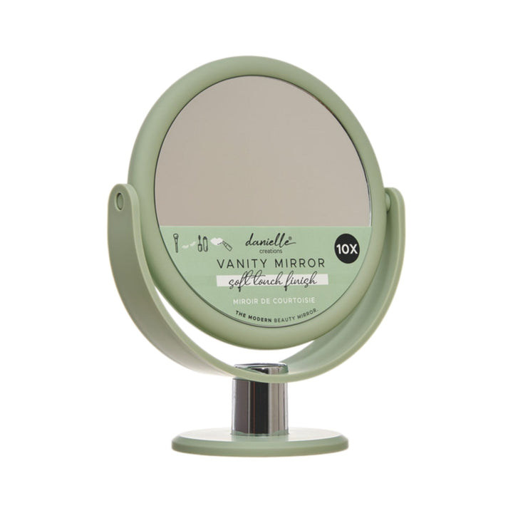 Danielle 1X/10X Soft Touch Vanity Mirror - Sage Green