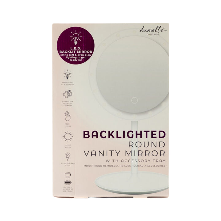 Danielle Round Backlit Mirror - True Image