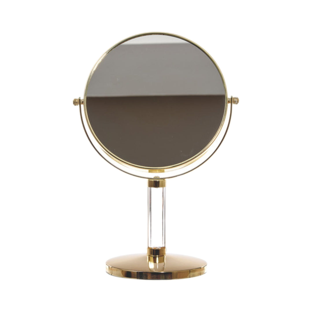 Danielle Gold Mirror with Enamel 1x/5x Mag