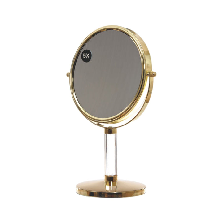 Danielle Gold Mirror with Enamel 1x/5x Mag