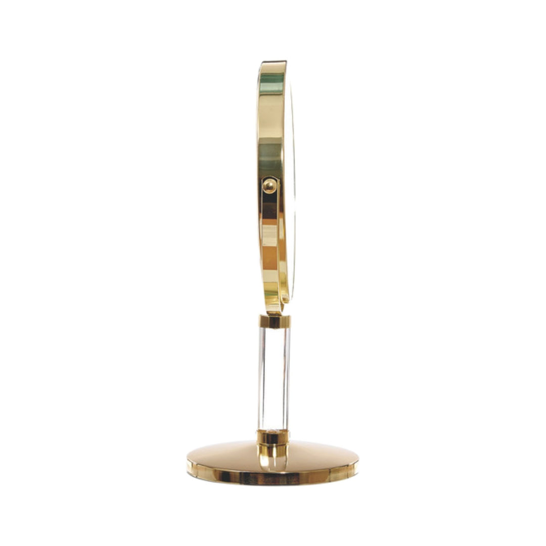 Danielle Gold Mirror with Enamel 1x/5x Mag