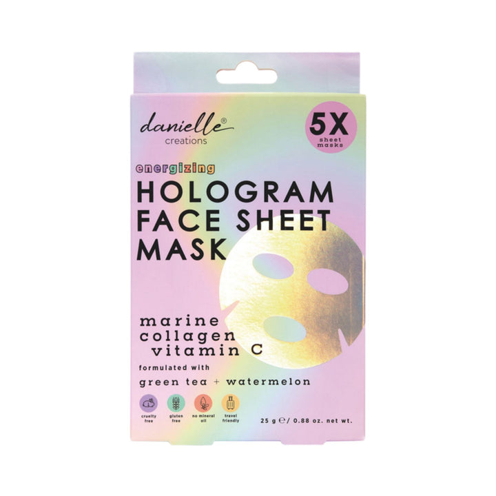 5pc Face Mask - Hologram