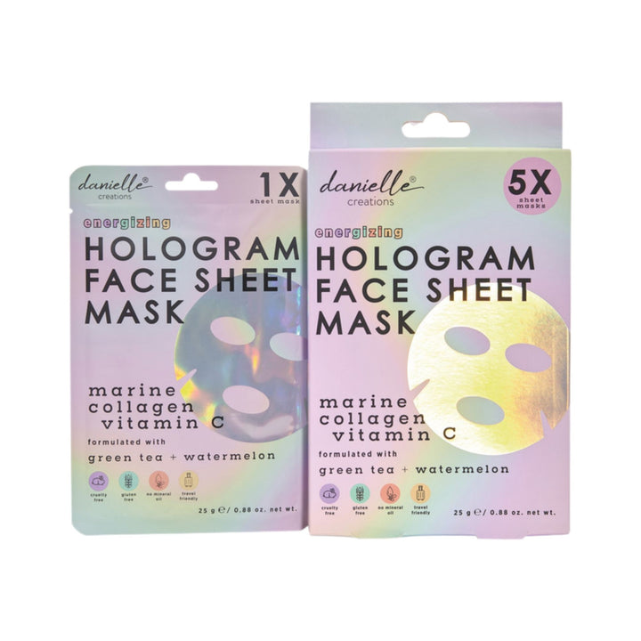 5pc Face Mask - Hologram