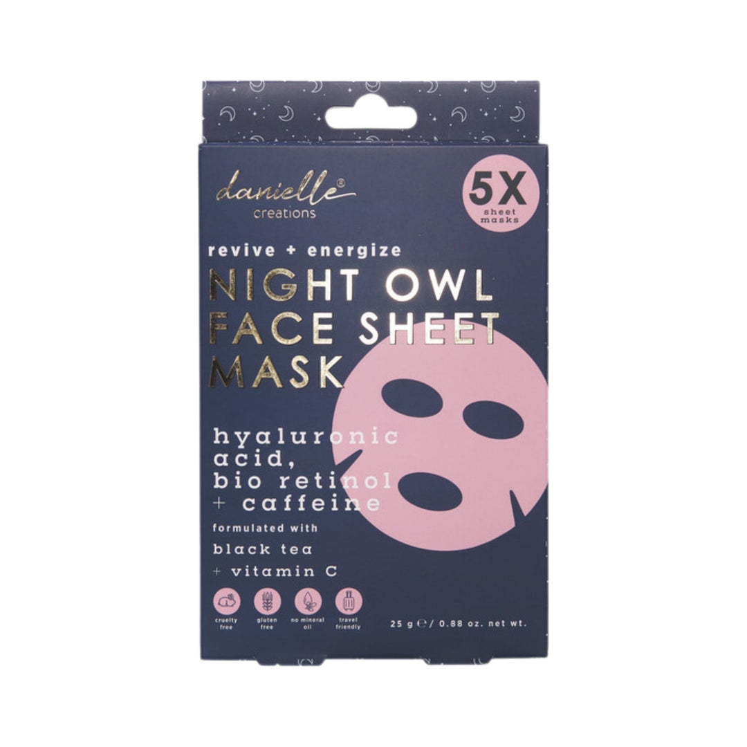 5pc Face Mask - Night Owl