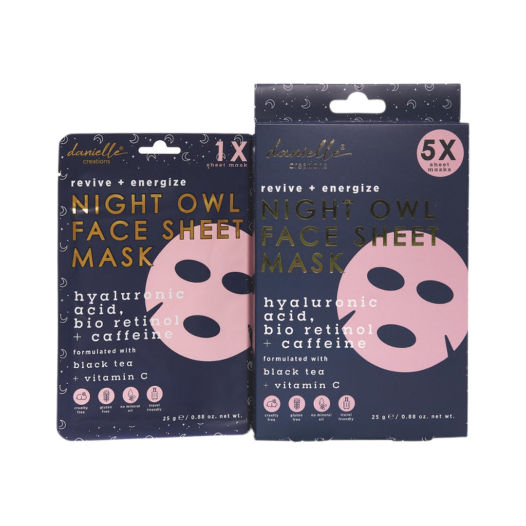 5pc Face Mask - Night Owl