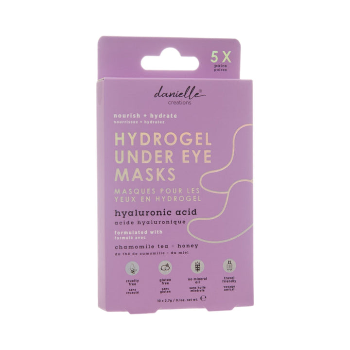5pc Hydrogel Under Eye Masks - Hyaluronic Acid With Chamomile Tea & Honey