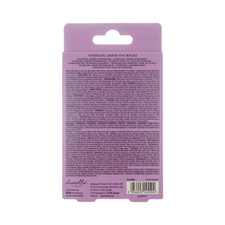 5pc Hydrogel Under Eye Masks - Hyaluronic Acid With Chamomile Tea & Honey