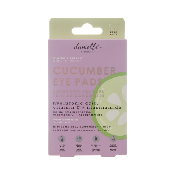 5pc Cucumber Eye Pads With Vitamin C, Hibiscus Tea & Aloe