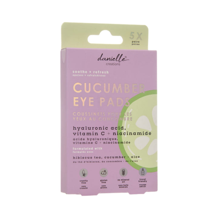 5pc Cucumber Eye Pads With Vitamin C, Hibiscus Tea & Aloe