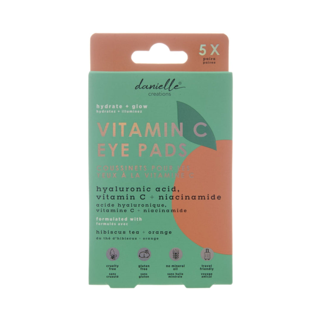 5pc Orange Eye Pads With Vitamin C, Hibiscus Tea & Aloe