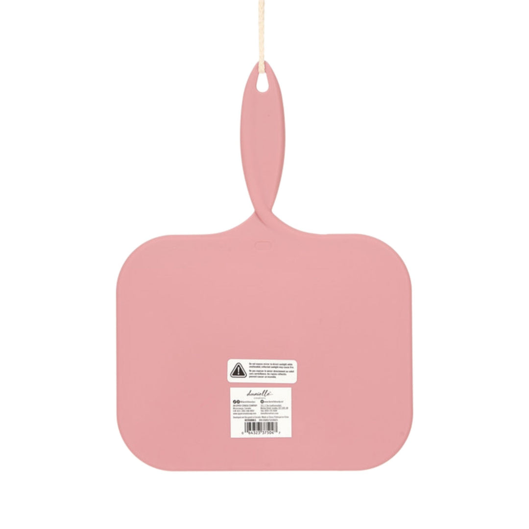 Danielle Large Handheld Mirror  - Pink - True Image