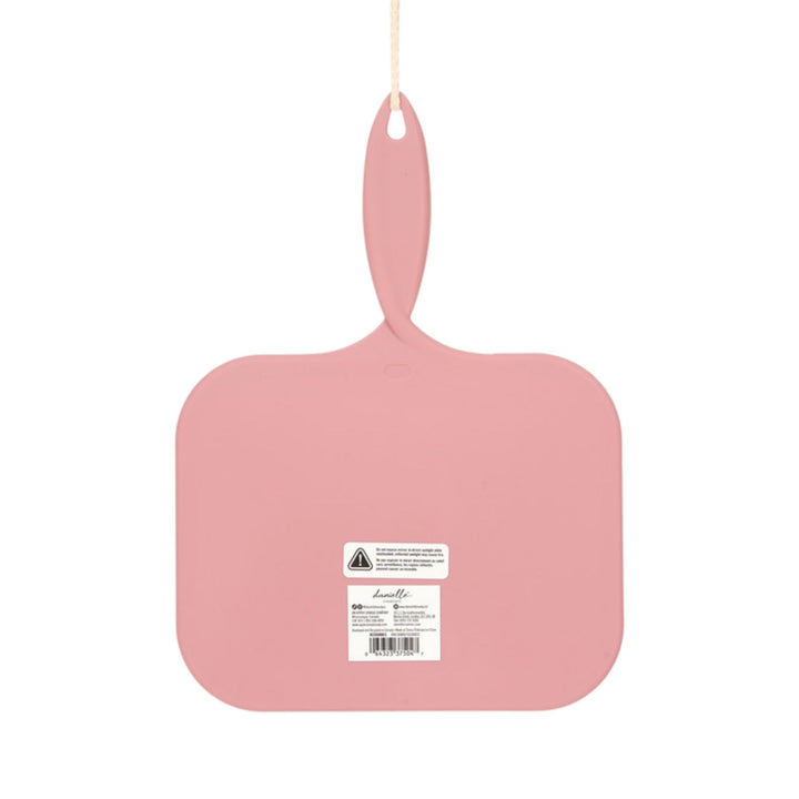 Danielle Large Handheld Mirror  - Pink - True Image